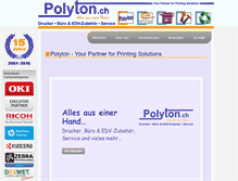 Tablet Screenshot of polyton.ch